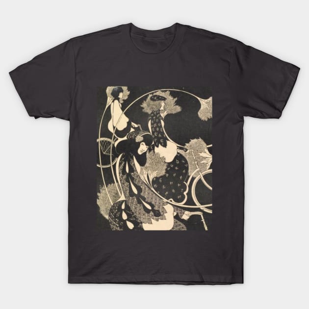 Art Nouveau Bicycles T-Shirt by bluespecsstudio